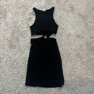 Windsor Keep It Trendy Cutout Mini Dress Black